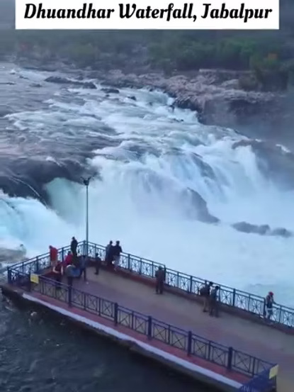 Dhuandhar waterfall in Jabalpur